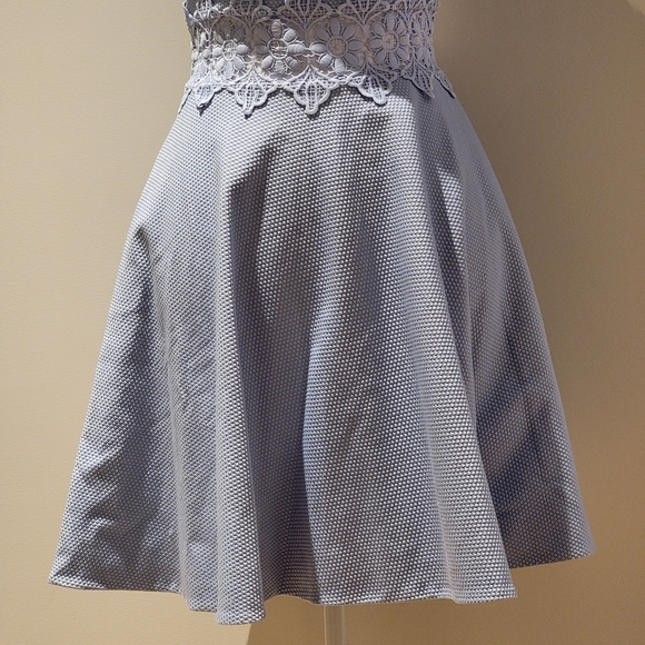 🖤 TED BAKER BABY BLUE LACED SUMMER DRESS - Picture 4 of 13